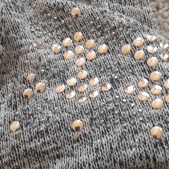 CHARLOTTE RUSSE sz XL light sweater with beading - Picture 4 of 5